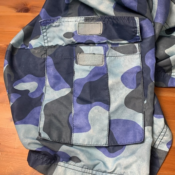 Ocean Earth NWOT Mens Lined Board Shorts, Camo, 2 Velcro Pockets, 1 Key Pocket - Picture 9 of 17